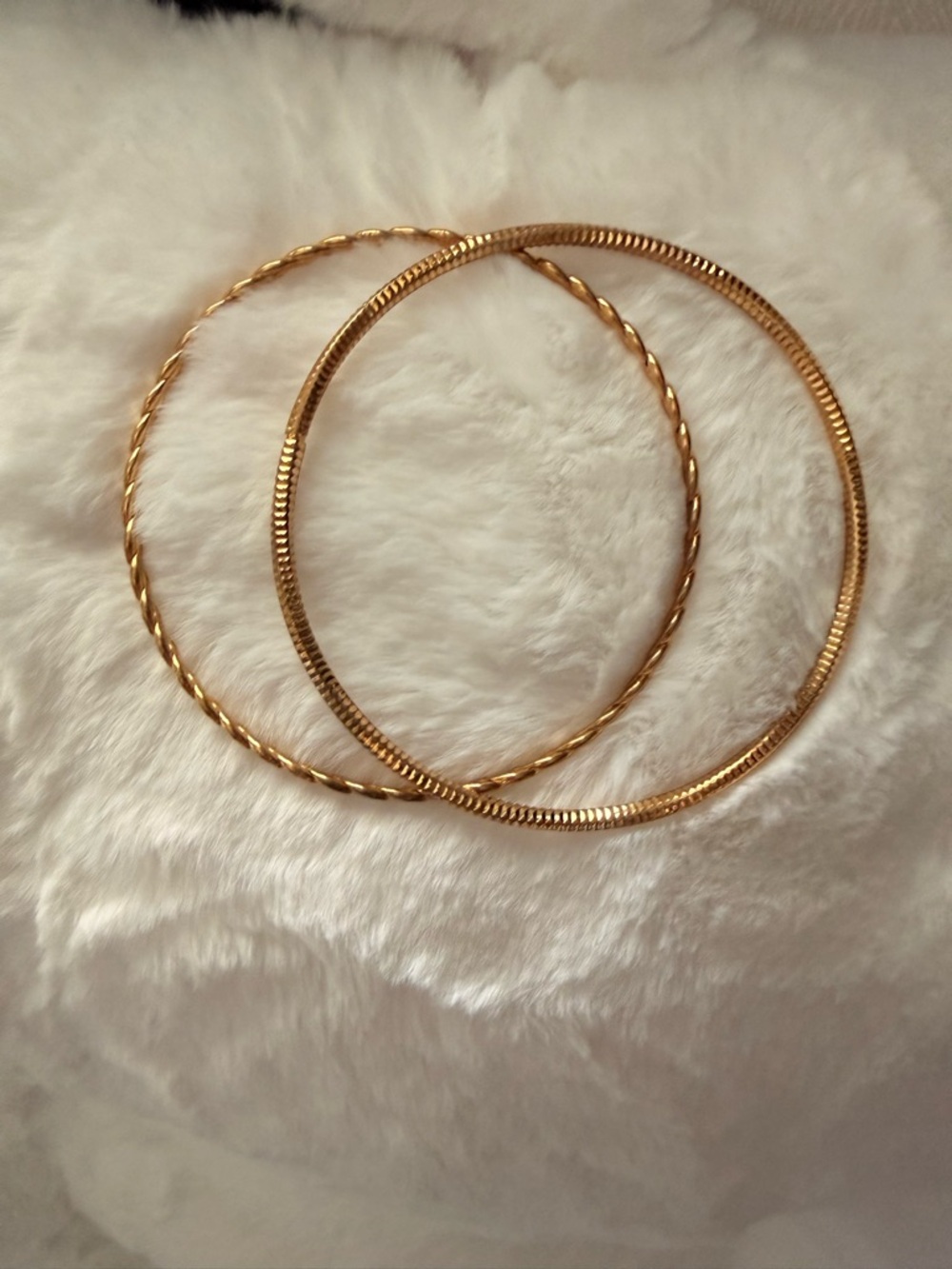 Gold-Tone Twisted & Textured Bangle Bracelet Set - Women Jewelry